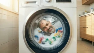 La grande lessiveuse intérieure